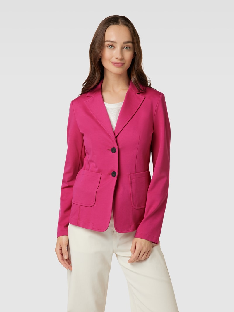 Blazer mit Knopfleiste in pink