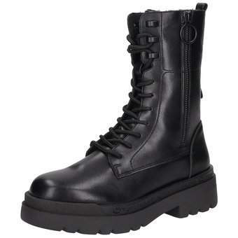Tom Tailor Schnürstiefel in schwarz