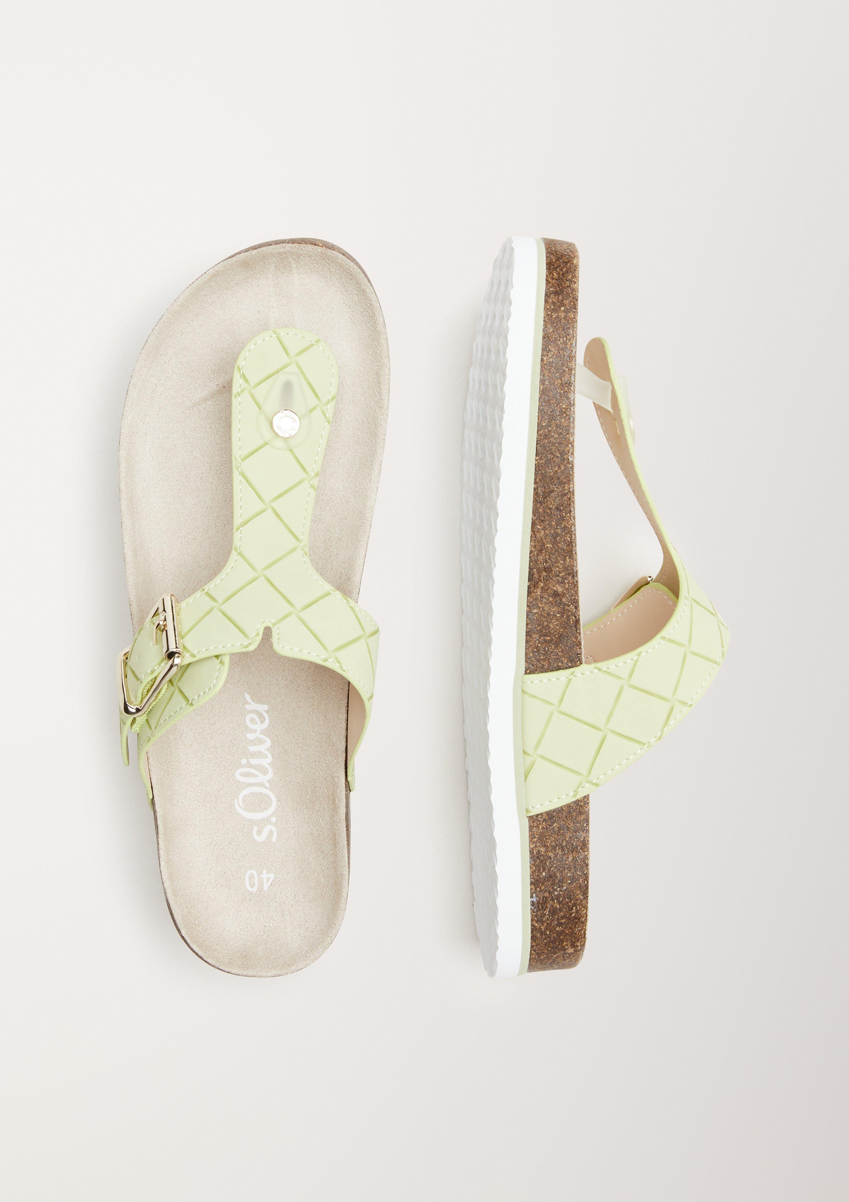 Sandalen in Lackleder-Optik  6005693-703
