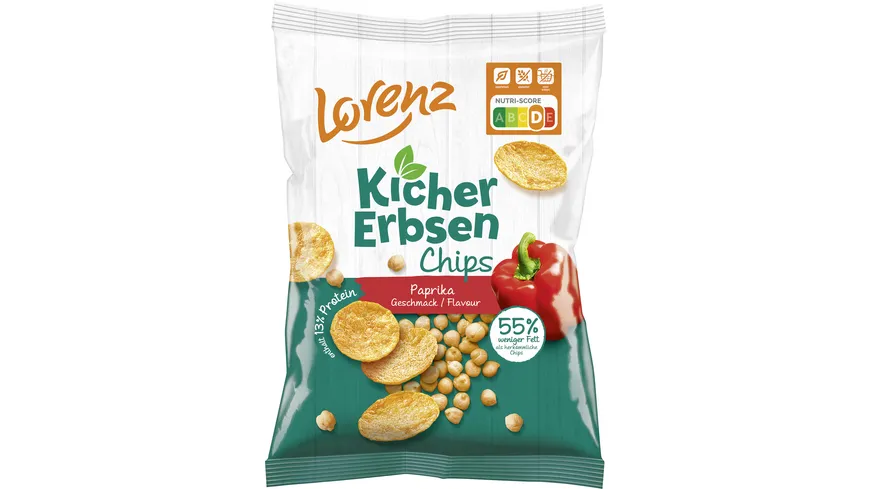 Lorenz Kichererbsen Chips Paprika 85 g