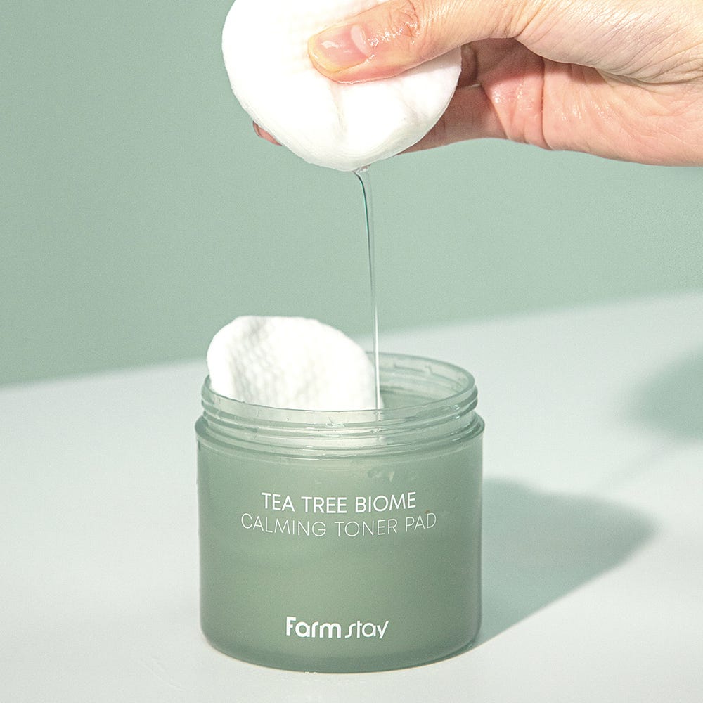 Farmstay Tea Tree Biome Calming Toner Pads 70 Stück