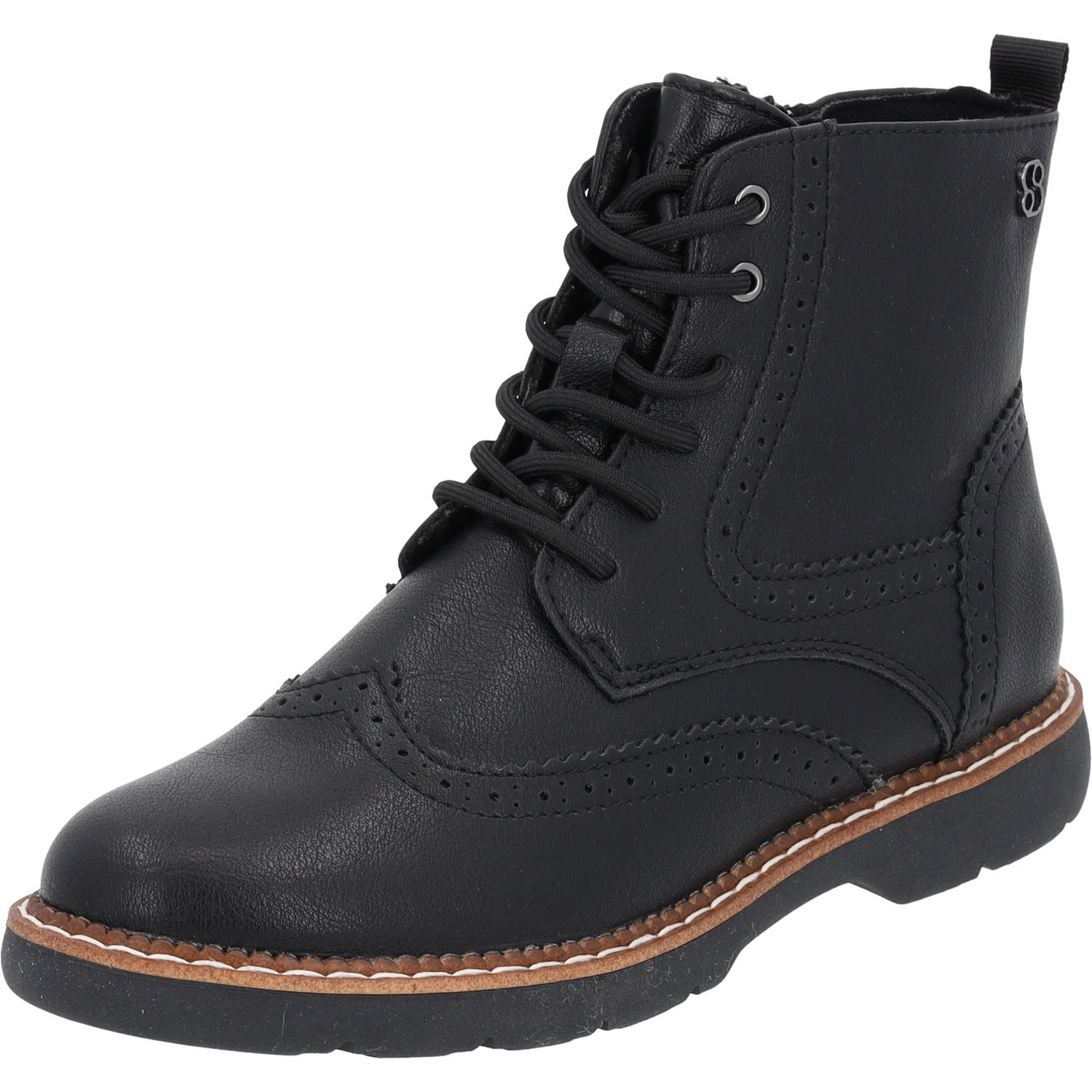 s. Oliver 25465, Stiefeletten, Damen, Schwarz