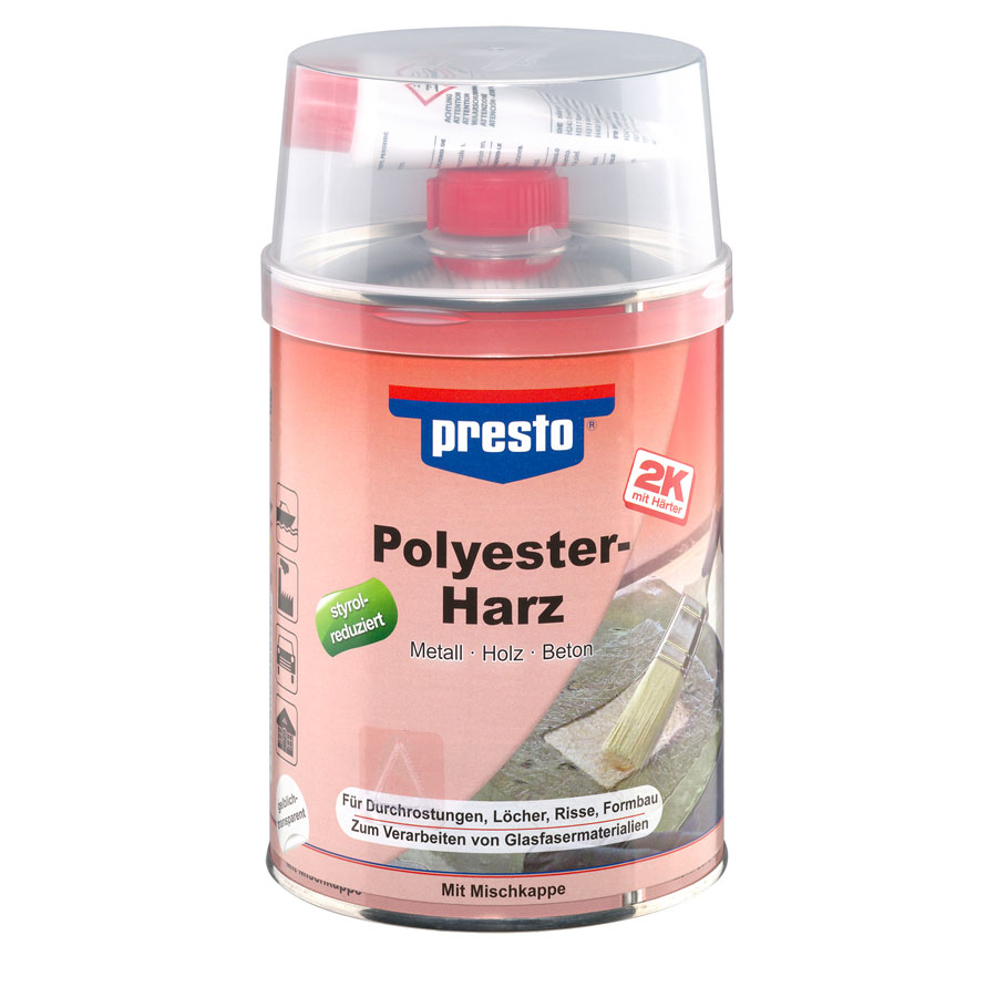 Presto Polyesterharz und Härter 1000 g - ATU