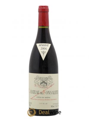 Côtes du Rhône Cuvée Syrah Château de Fonsalette  2004 - Lot de 1 Bouteille