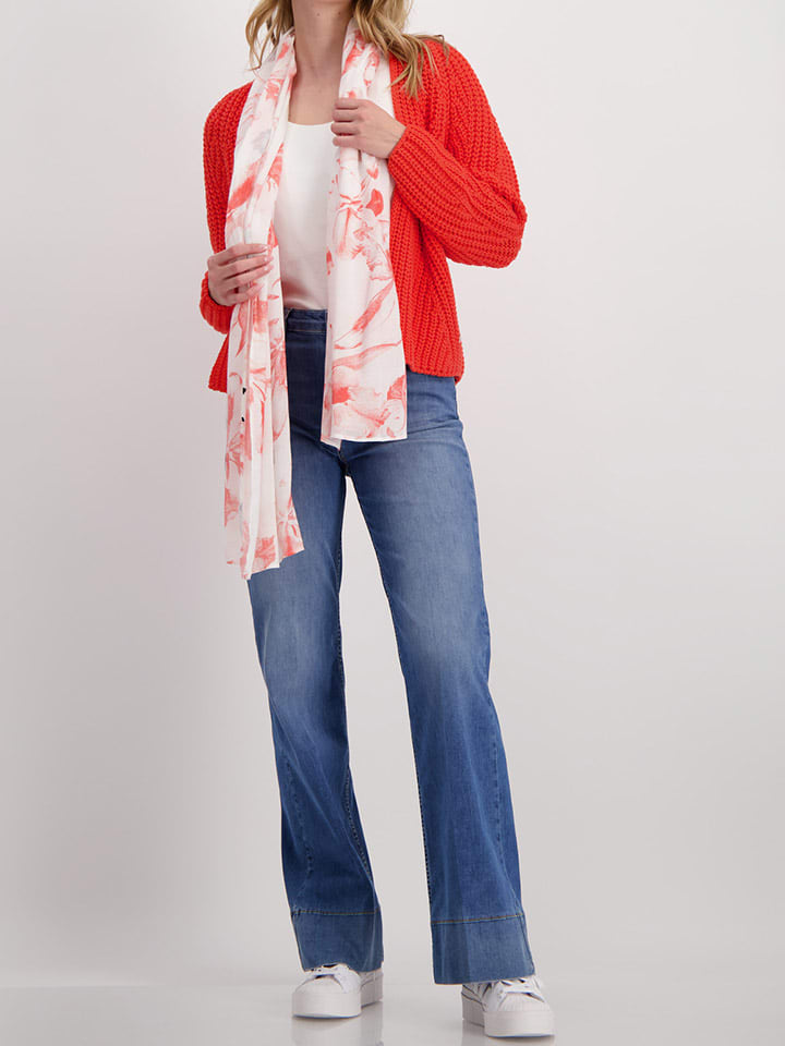 monari Viskose-Schal in Rot - (L)180 x (B)70 cm günstig kaufen onesize