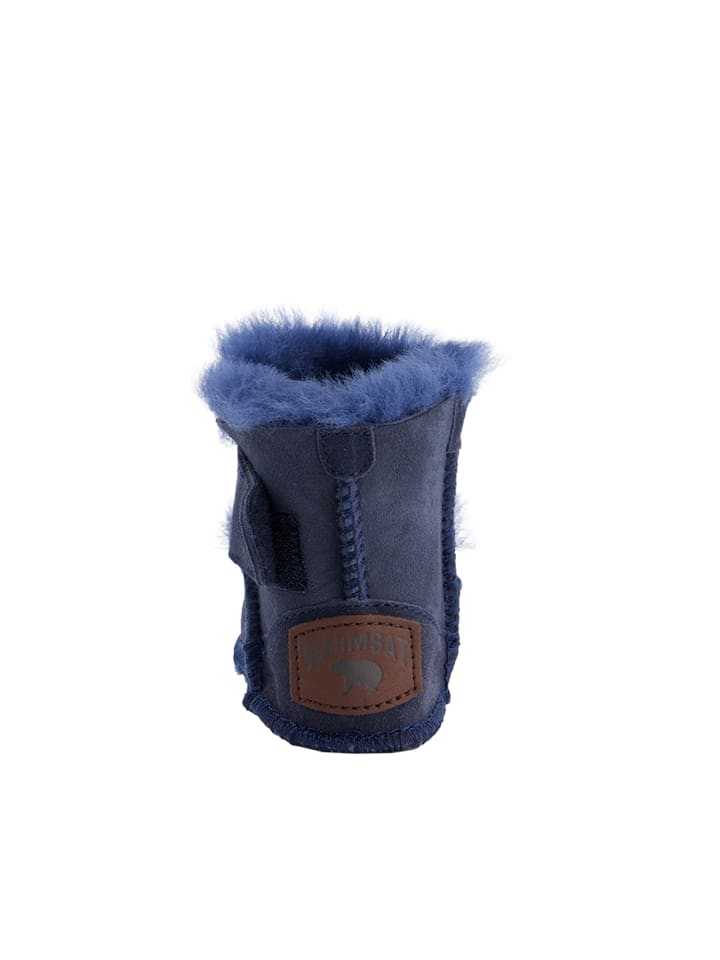 Warmbat Hausschuhe Hay Baby Bootie in Dark Navy günstig kaufen