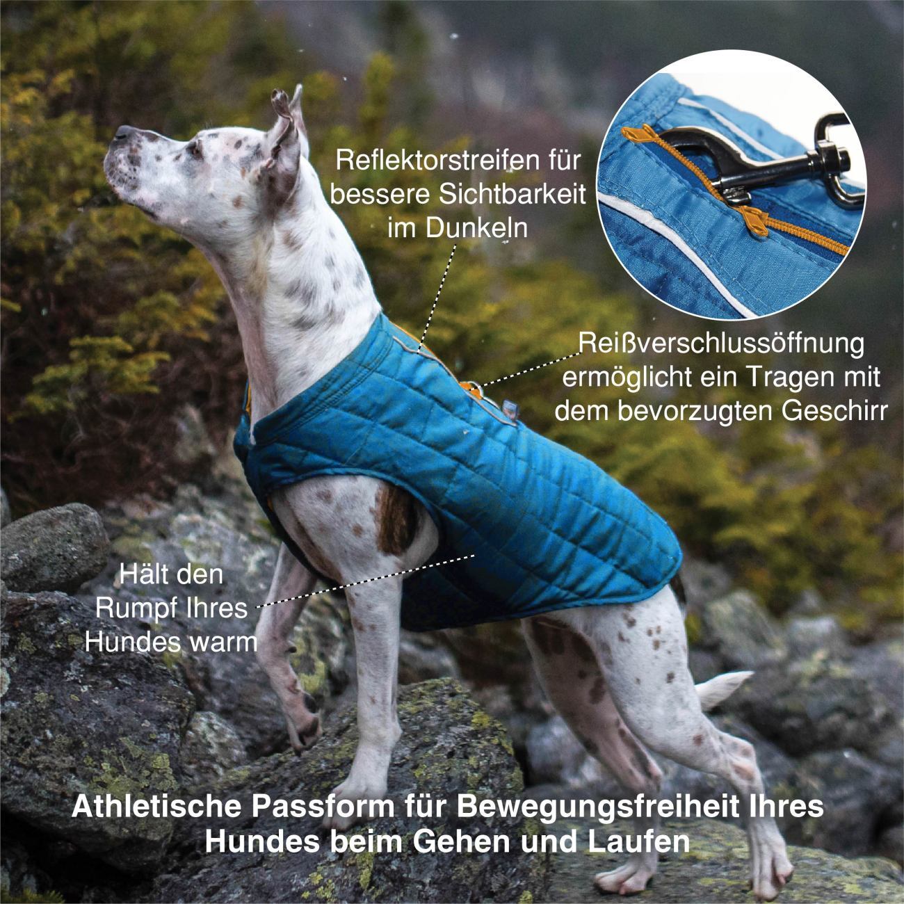 Kurgo Hundemäntel Kurgo Loft Hundejacke orange L