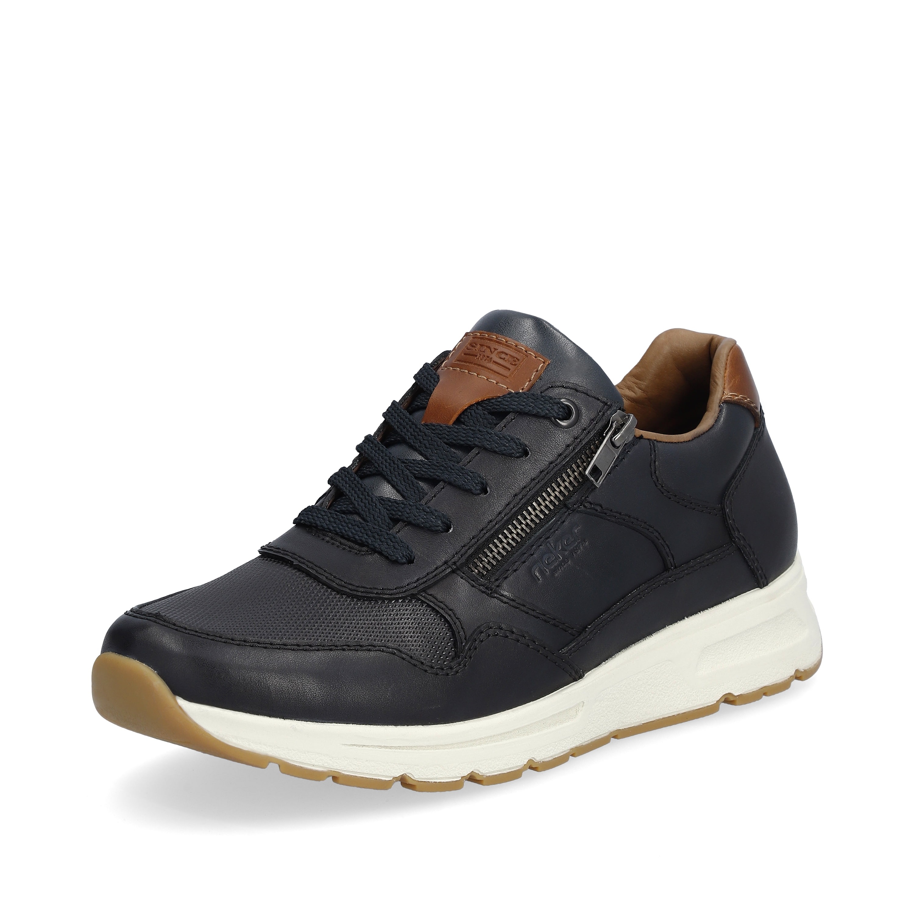 Rieker Herren Sneaker Low stahlblau