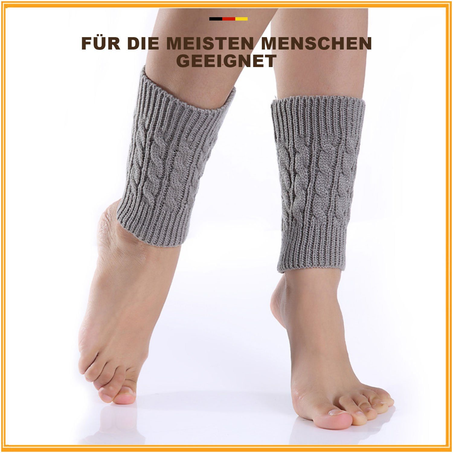 MAGICSHE Beinstulpen Stulpen Damen Winter Beinwärmer Gestrickte Legwarmers