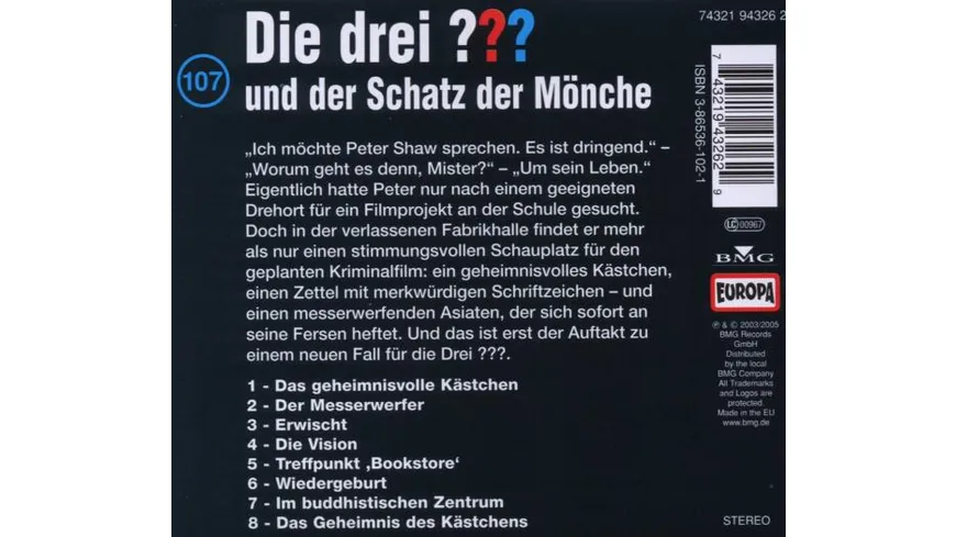 107/und der Schatz der Mönche