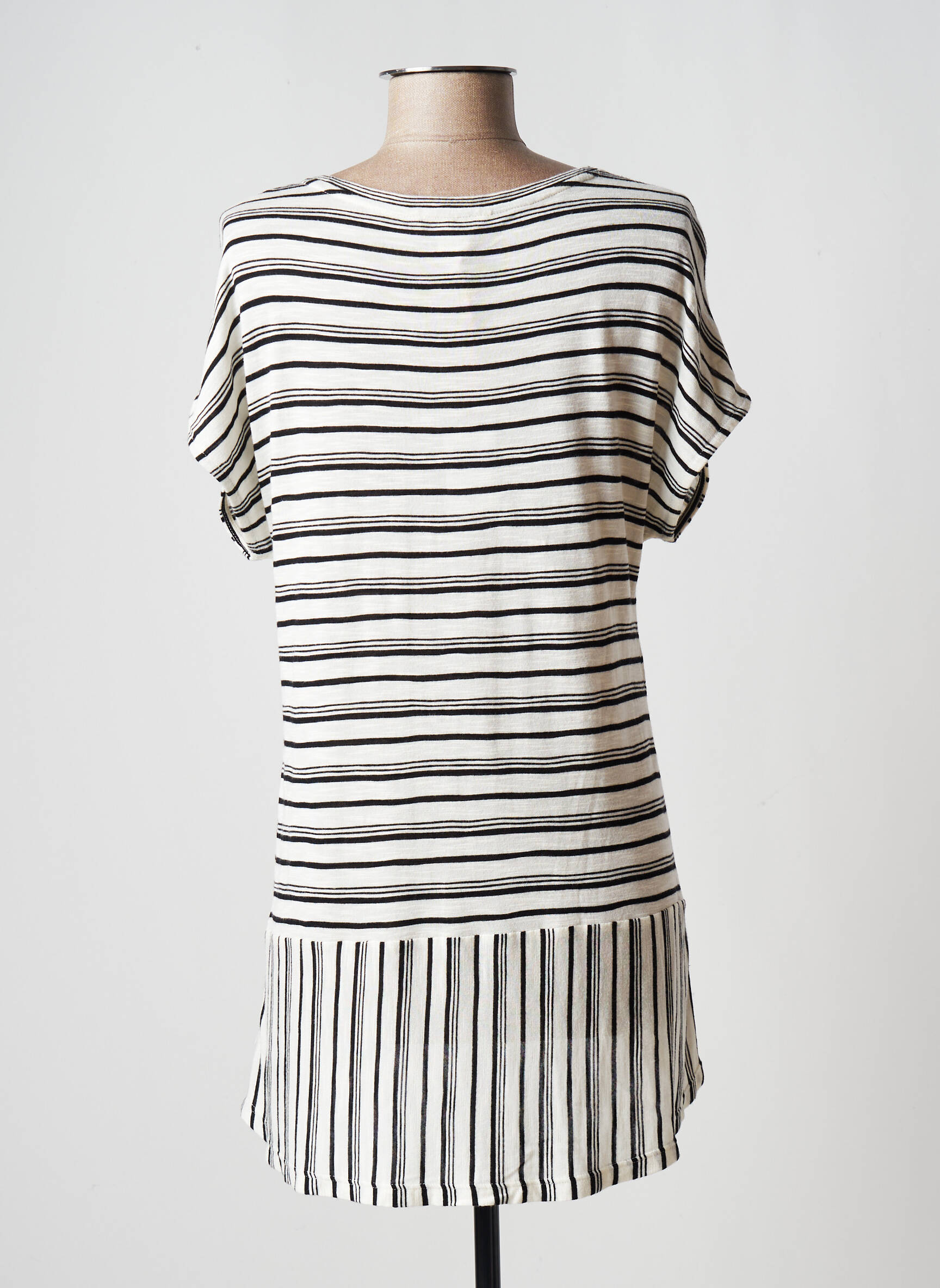 White Stuff Tuniquemanchecourte Femme couleur noir