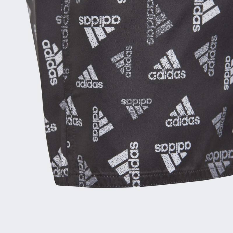 adidas Logo Print CLX Badeshorts Badehose Kinder