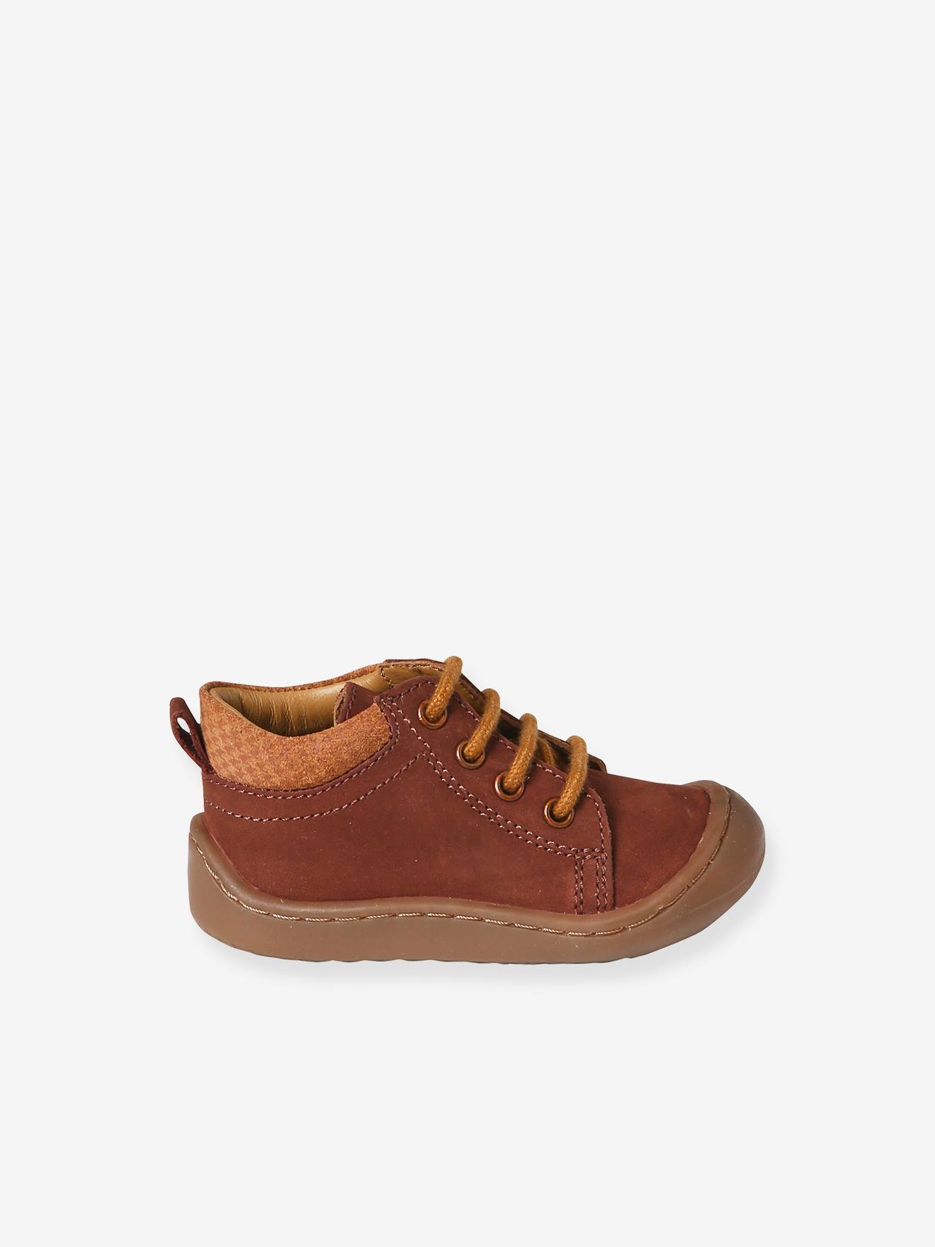 Vertbaudet Baby Lauflern-Boots mit Schnürung - rothaar