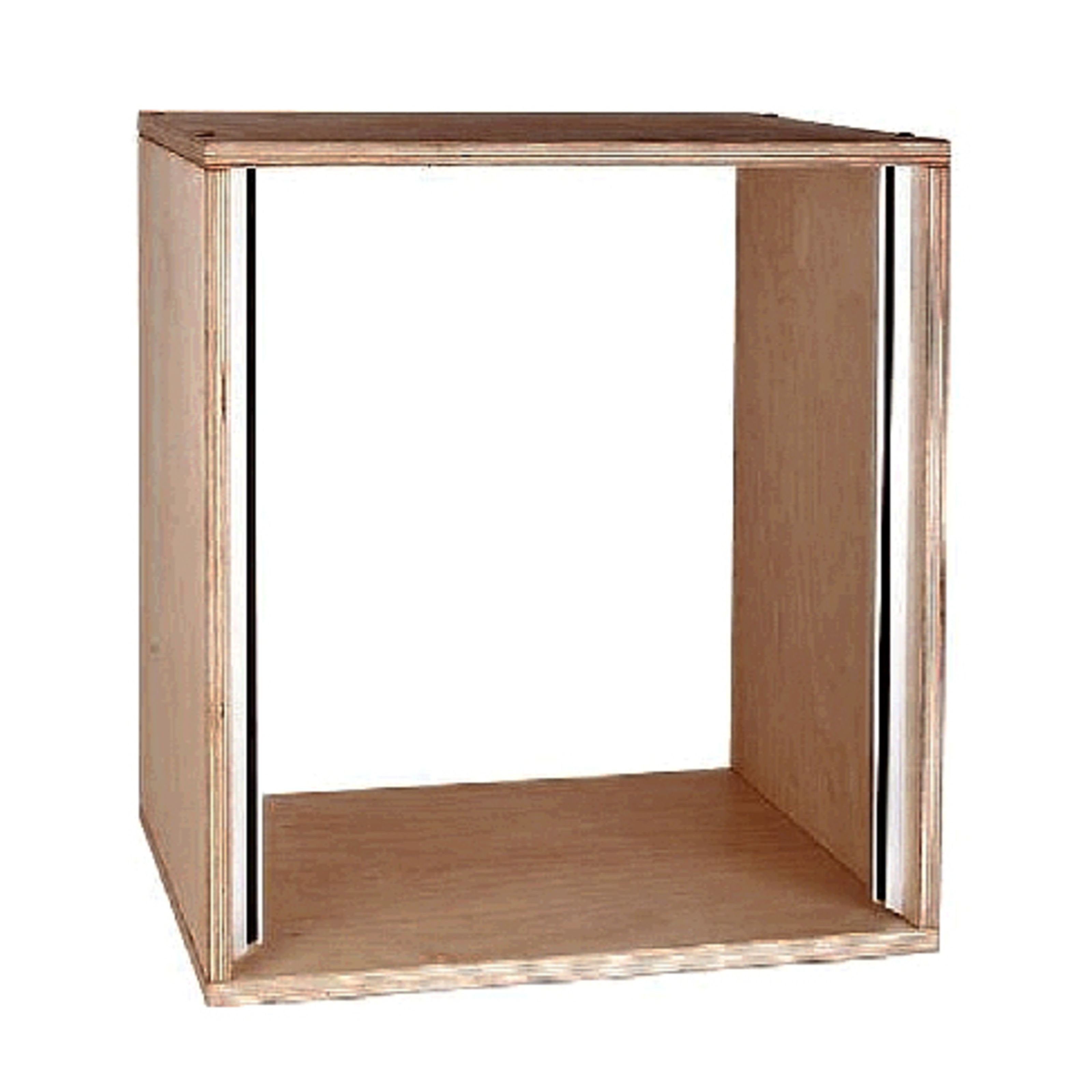 MUSIC STORE Mischpult, Studiorack 6HE Buche MP Bausatz, unlackiert, gerade