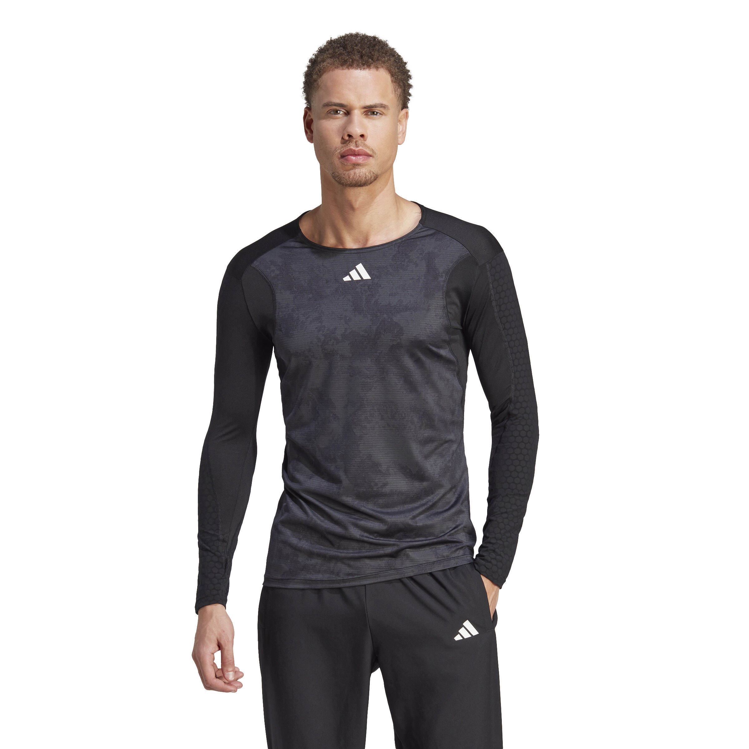 Paris Longsleeve Herren - Dunkelgrau, Schwarz