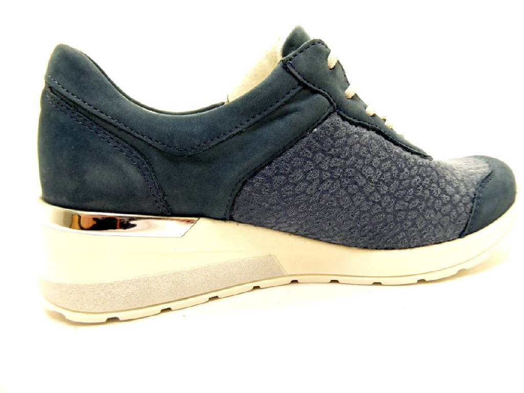WALDLÄUFER Freizeit Schnürer blau