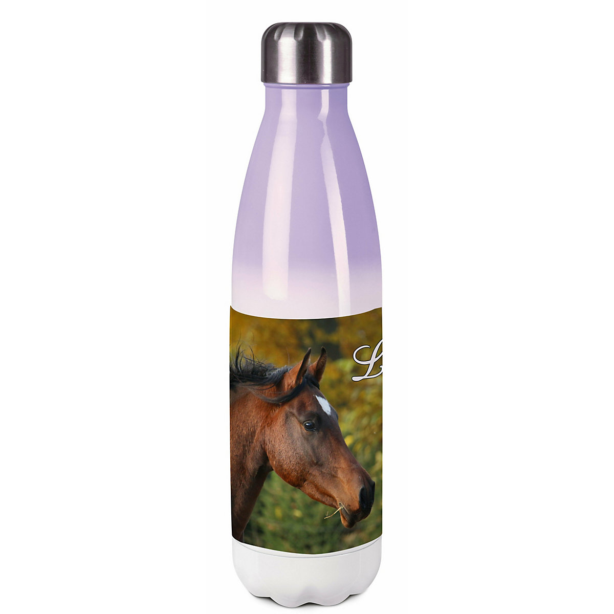 Edelstahl Kinder Thermoflasche / Trinkflasche bunt Vollblut Spülmaschinenfest, Auslaufsicher, Bruchfest, Doppelwandig, Für Heißgetränke geeignet, Mit Deckel, Isoliert