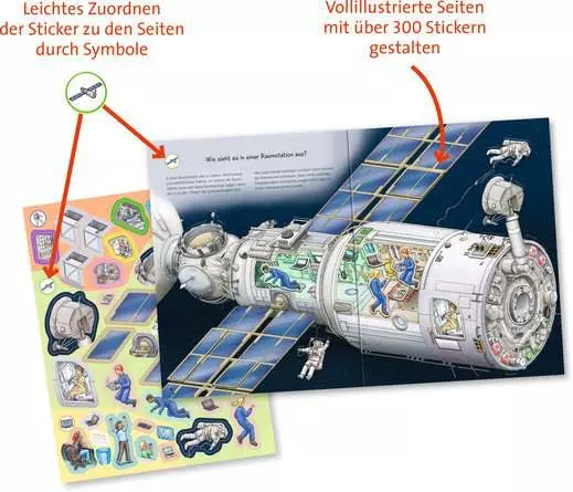 Ravensburger Wieso? Weshalb? Warum? Stickerheft: Weltraum