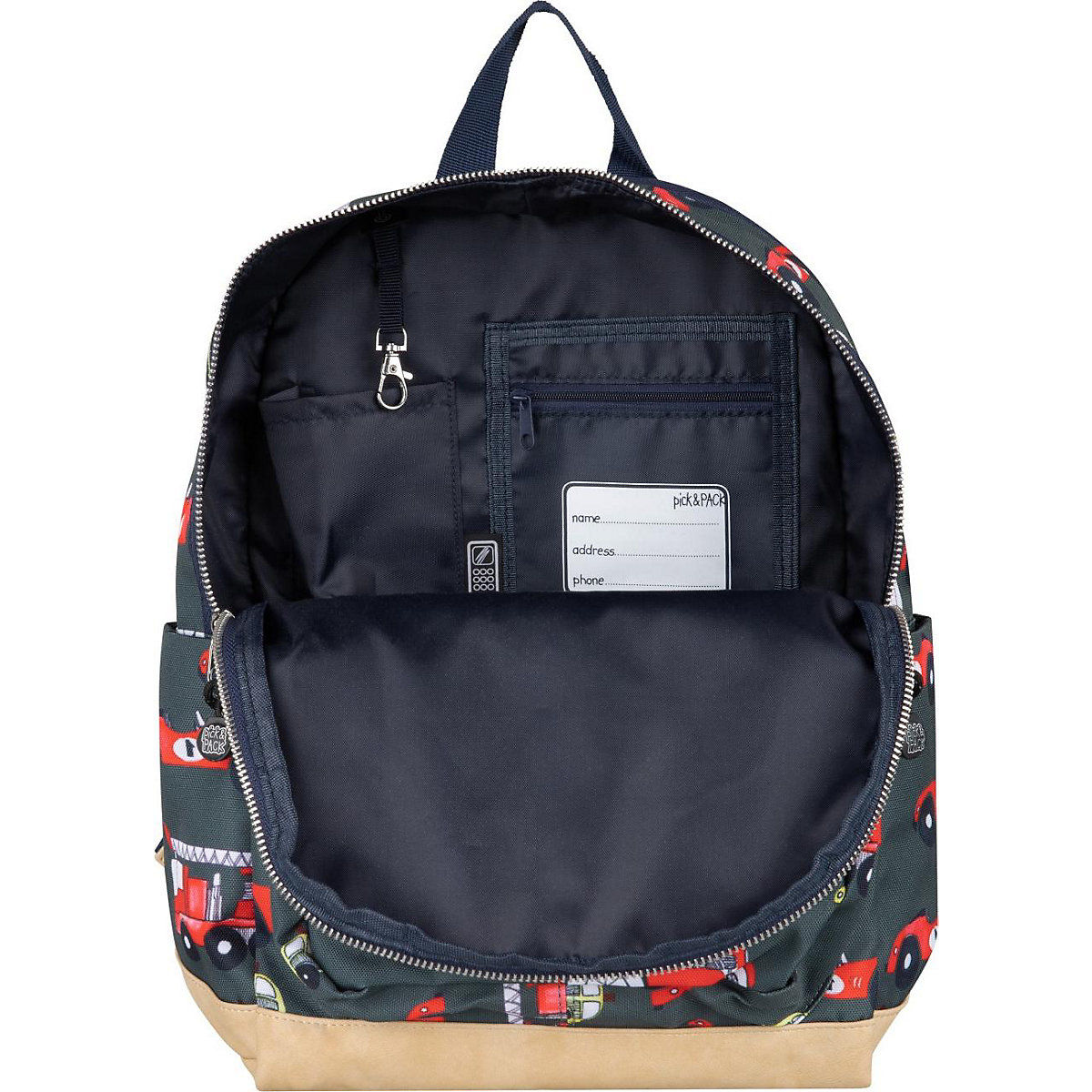 Freizeitrucksack M Cars, Leaf green
