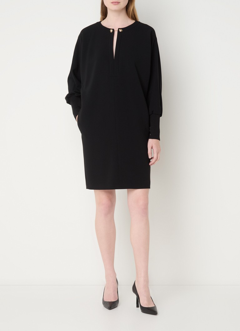 Vestido túnica corto MaxMara Asti con escote pronunciado.