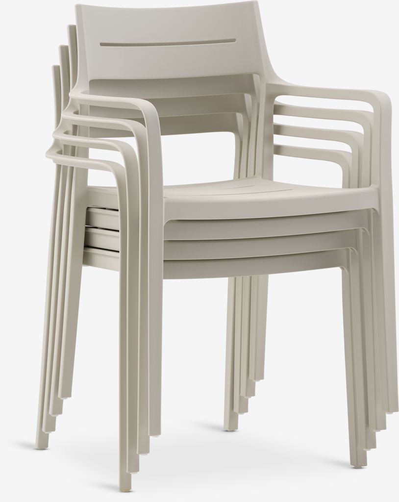 INGSTRUP INGSTRUP stapelbarer Stuhl beige
