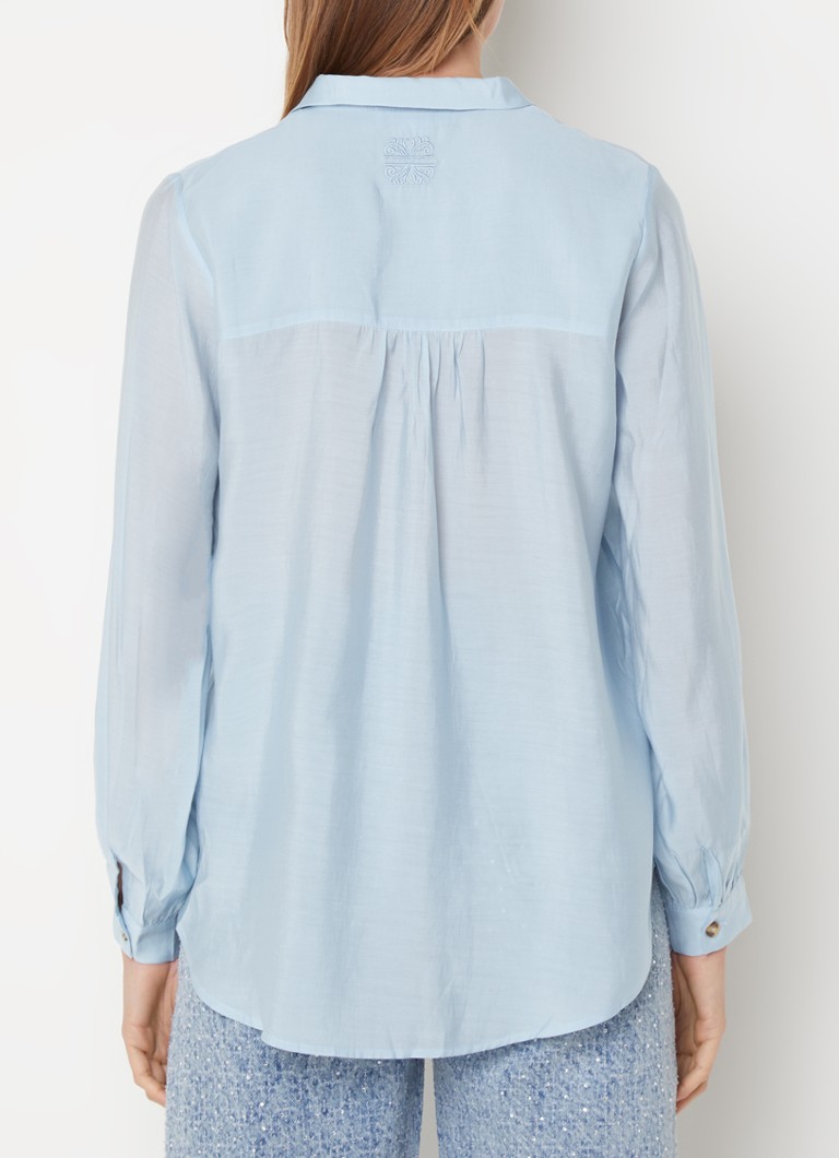 Never Fully Dressed Cami-bluse i lyocell med ballongermer