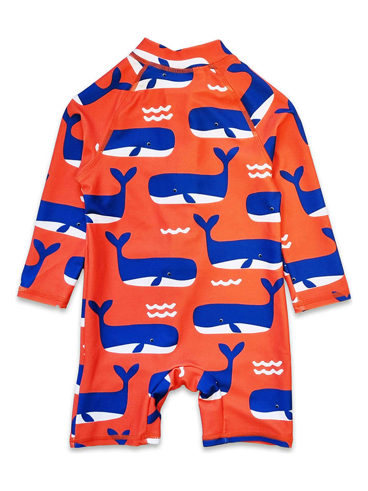 Toby Tiger Bade-Overall in Rot günstig kaufen
