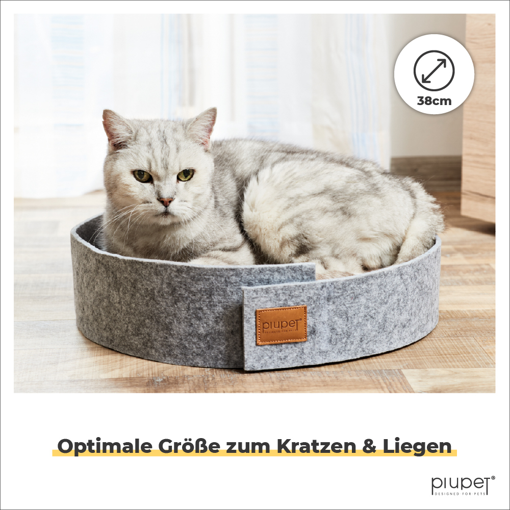 PIUPET Katzenbetten & Katzensofas PIUPET Kratzbrett mit Filzumrandung