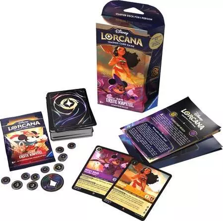 Disney Lorcana: Das Erste Kapitel - Starter Deck Bernstein und Amethyst (Deutsch)