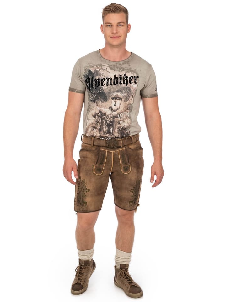MADDOX Lederhose ALLNERSEE in braun günstig kaufen