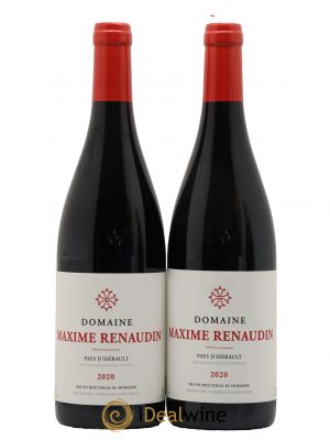 IGP Pays d'Hérault Maxime Renaudin  2020 - Lot de 2 Bouteilles