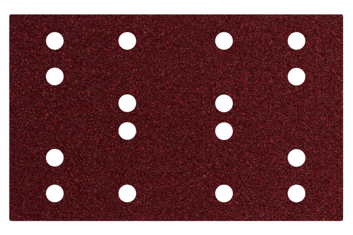 Metabo Zubehör 635194000 Selbstklebende Schleifblätter 80x133mm / Holz und Metall - P120 (10 Stück)