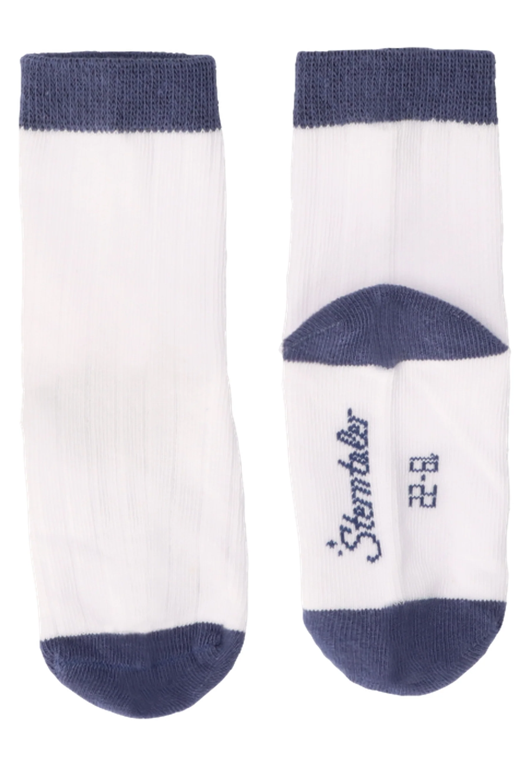 Socken im 3er Pack mit Rippenoptik in versch. Farben