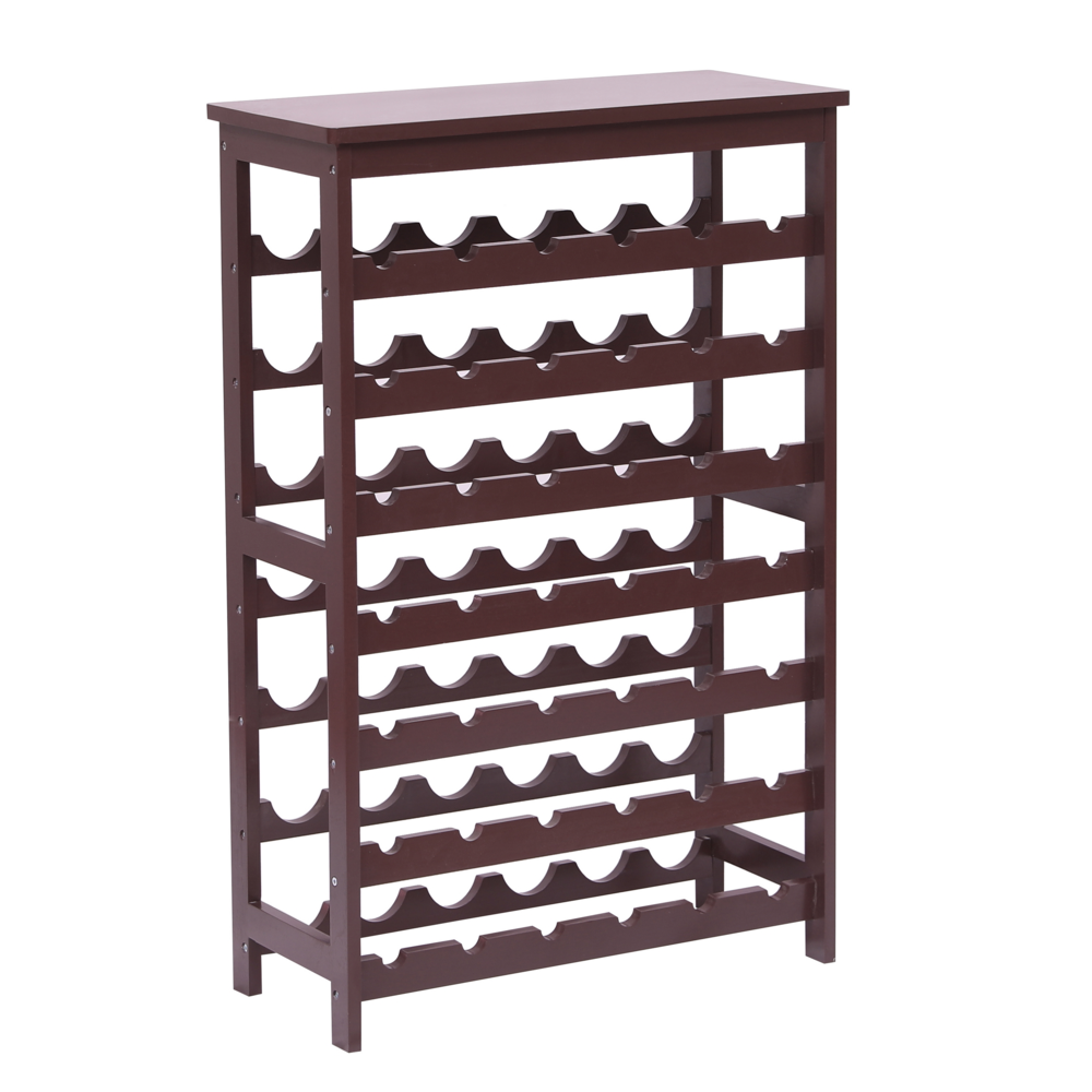 Happy Home Happy Home Weinregal Standregal für 42 Flaschen HWR20-HOL Holz