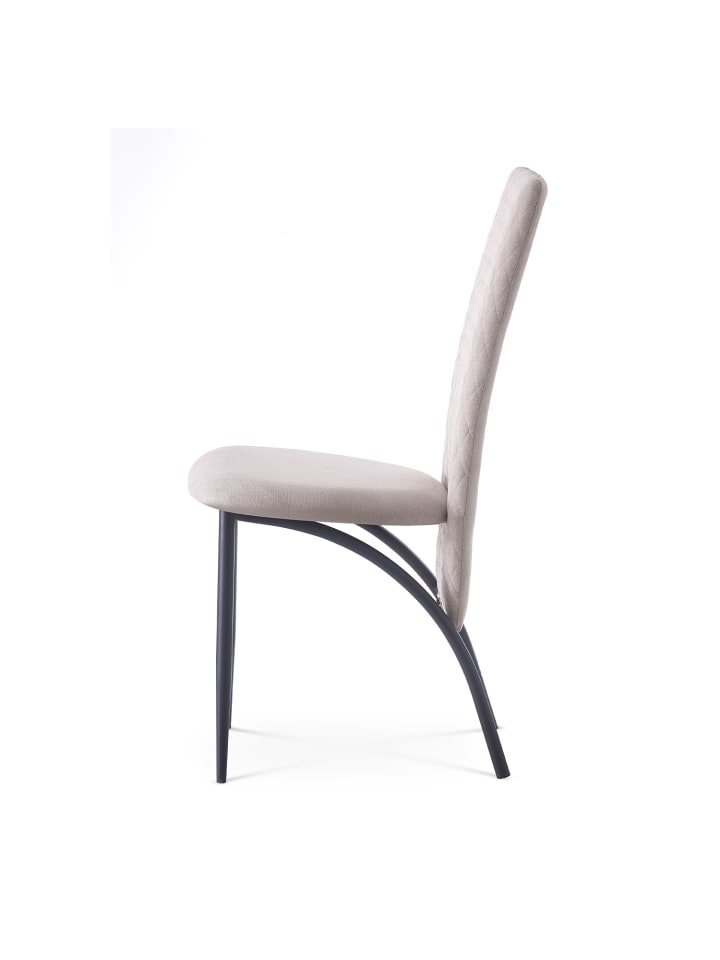 B&D Home Esszimmerstuhl THADDÄUS in Grau - (B)46 x (H)94 x (T)58 cm günstig kaufen