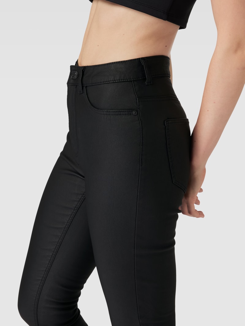 Rock in unifarbenem Design Modell 'September' in schwarz