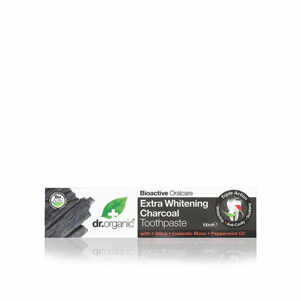 Dr. Organic Zahnpasta CARBÓN pasta de dientes 100 ml