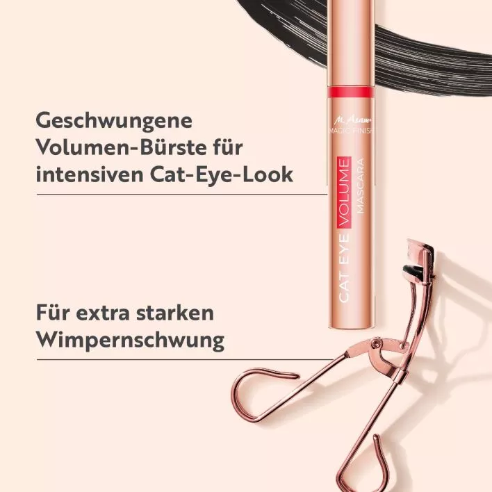 MAGIC FINISH Cat Eye Mascara & Lash Curl Wimpernzange Set