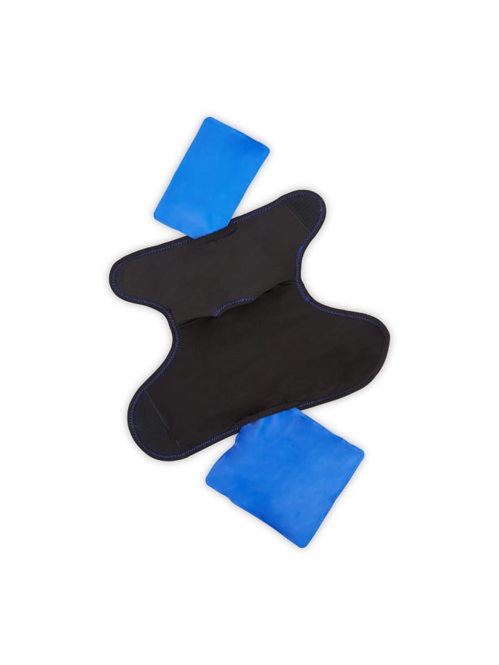 relaxdays Kühlpad Fuß in Schwarz günstig kaufen onesize