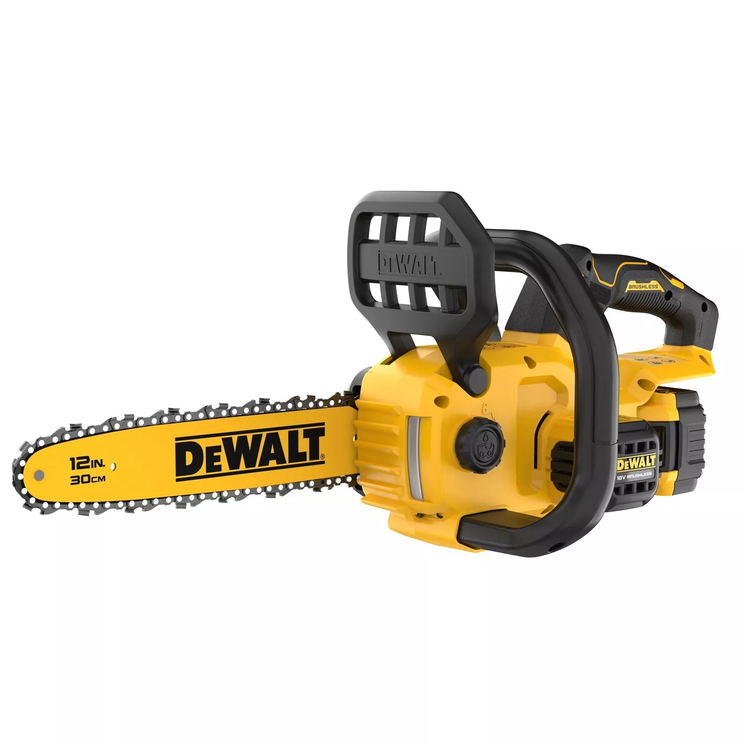 DeWalt DCMCS565P1-QW Sladdlös Kompakt Sladdlös Motorsåg 30cm 18V XR Borstlös 1x 5.0Ah och Laddare i Kartong