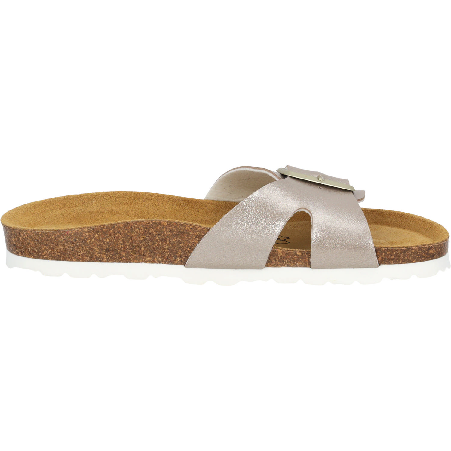 Palado Tinos Metallic, Pantoletten, Damen, grau beige metallic