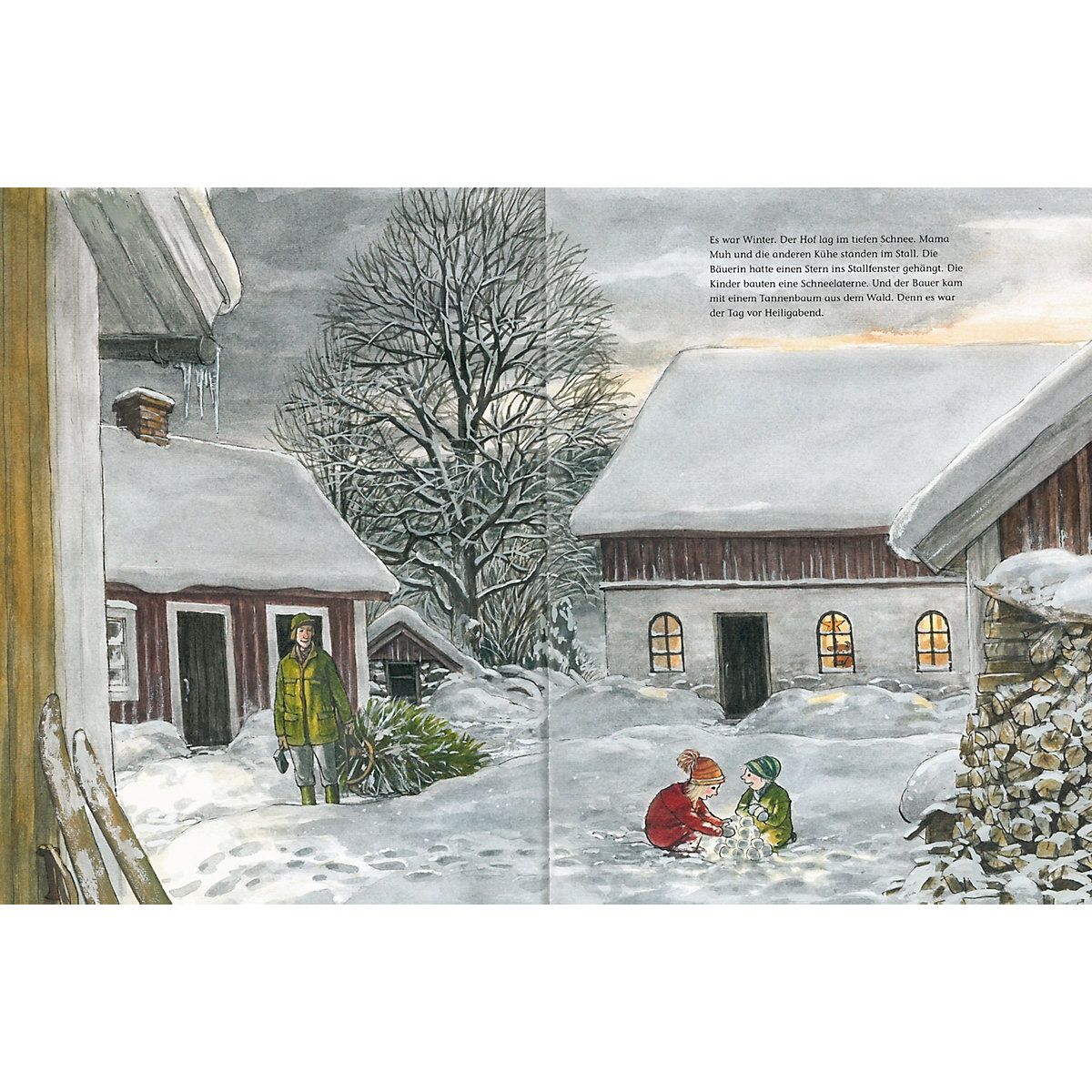 Mama Muh feiert Weihnachten