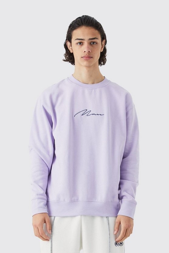 Oversize Basic Man Sweatshirt