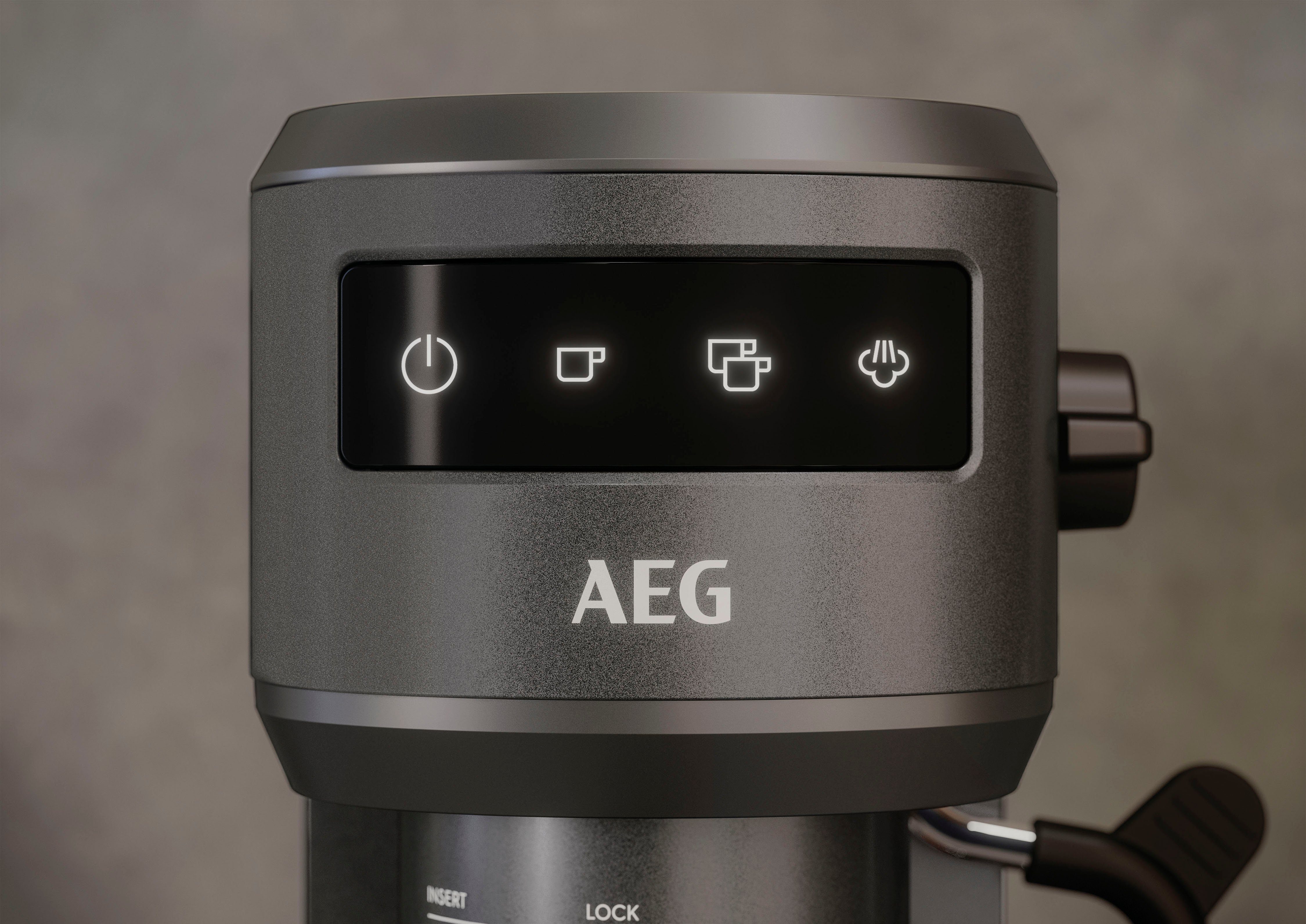 AEG Siebträgermaschine Gourmet 6 EC6-1-6BST, Korbfilter