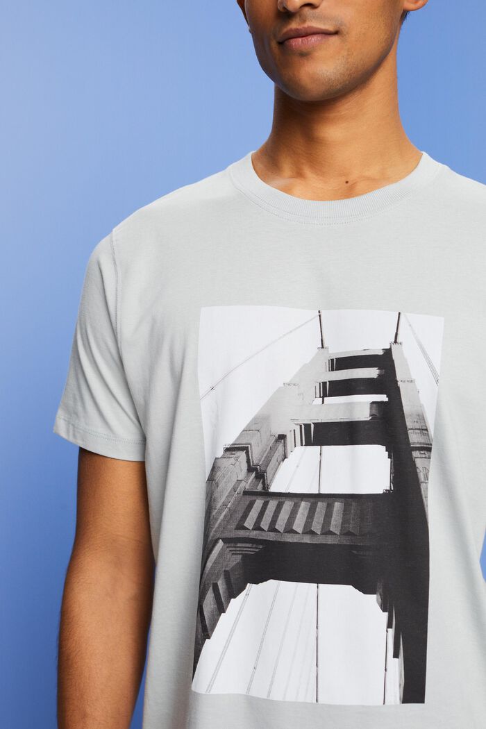Bedrucktes Baumwoll-T-Shirt