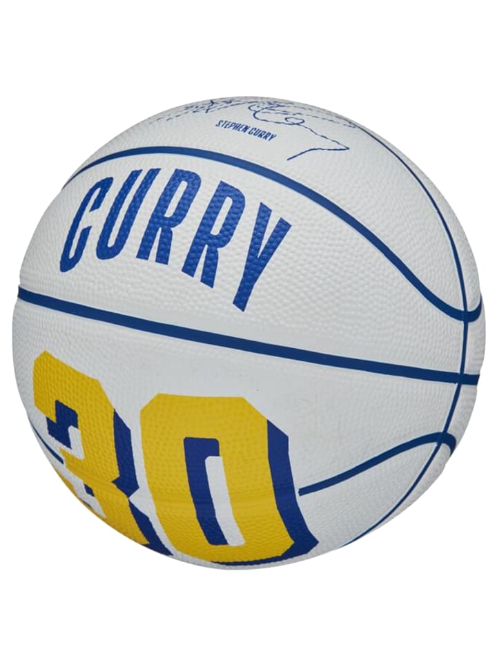 Wilson Wilson NBA Player Icon Stephen Curry Mini Ball in Weiß günstig kaufen 3