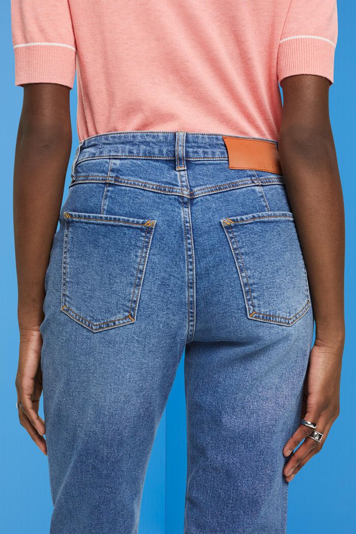 Bootcut-Jeans mit markanter Passe