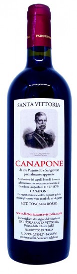 2018 Canapone Toscana Rosso IGP trocken - Fattoria Santa Vittoria