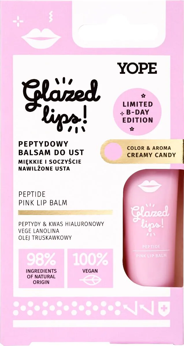 Yope peptidų lūpų balzamas