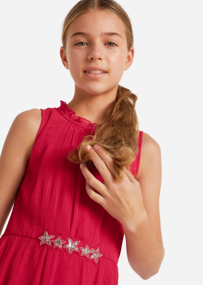Festliches Mädchen Kleid mit Pailletten